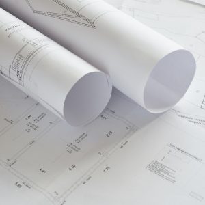 Detailed blueprints of a house