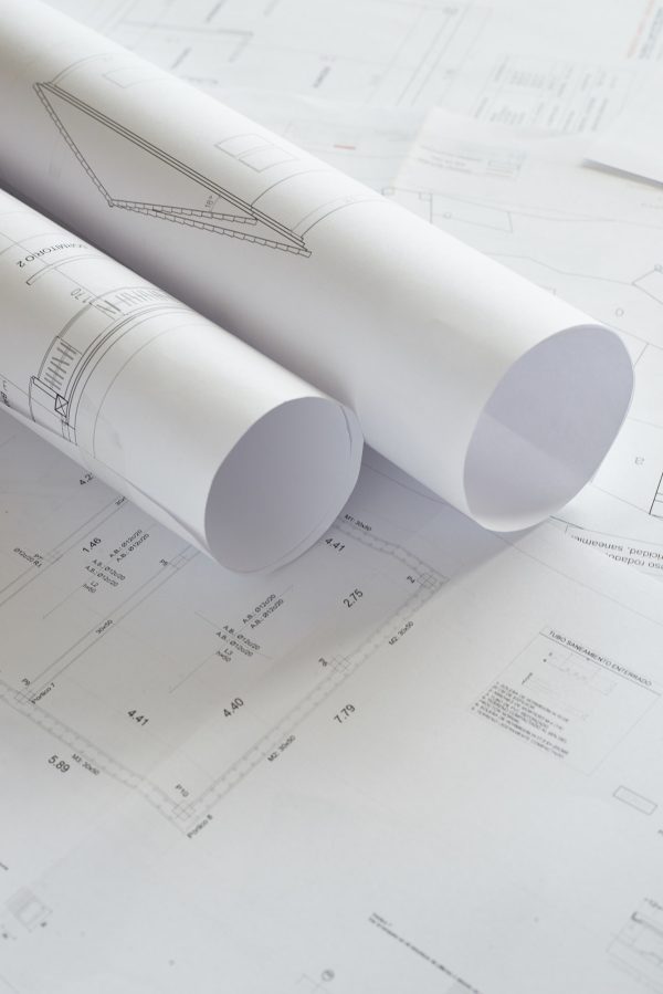 Detailed blueprints of a house